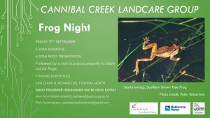 Cannibal Creek Frog Night Flyer 2016